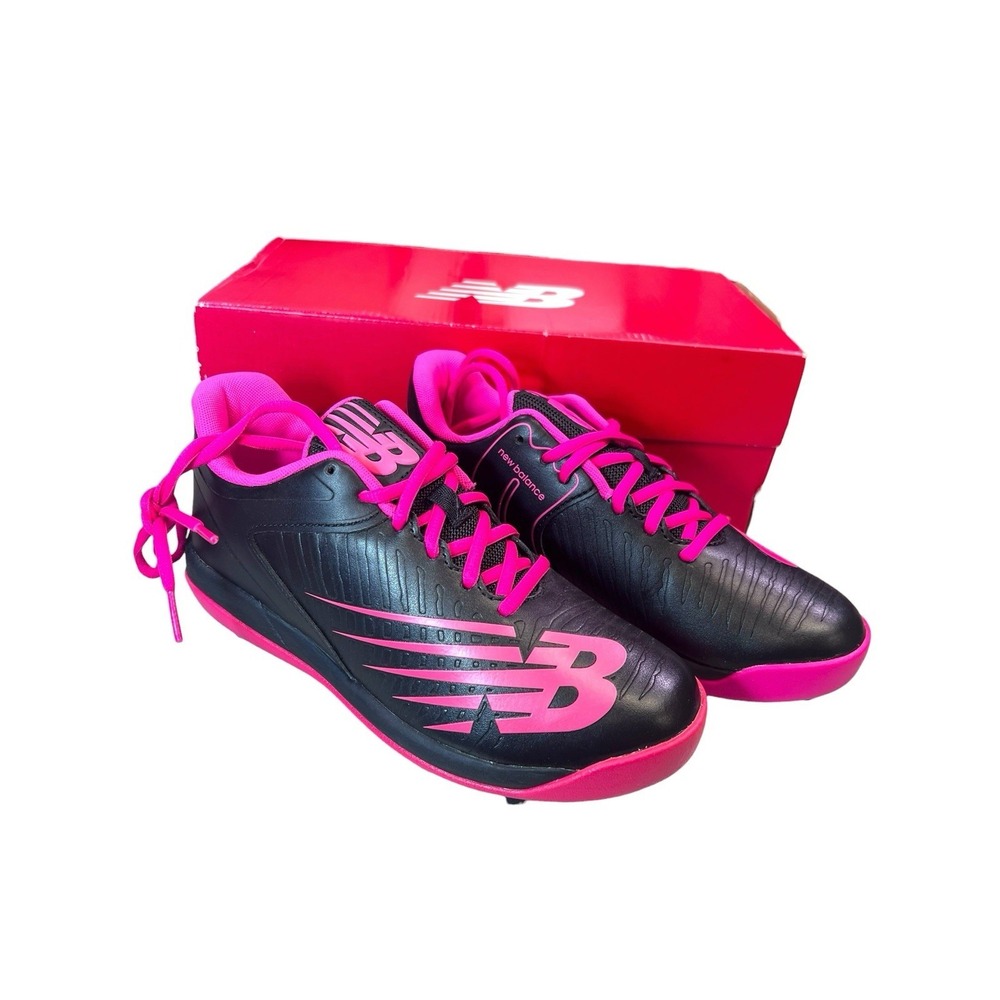 New Balance Shoes Kids Size 4.5 Black Cleats Sneakers Sports NIB - J4040BP6